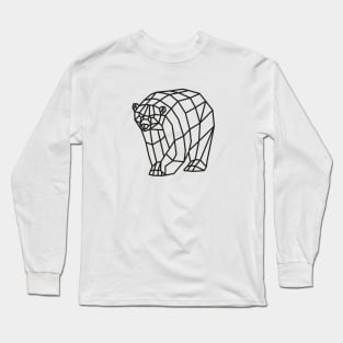 Origami Polar Bear Long Sleeve T-Shirt